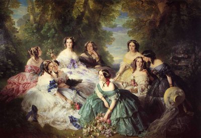 Eugénie, Empress of the French and her Ladies by Franz Xaver Winterhalter